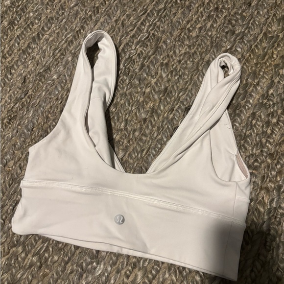 Lululemon Athletica White Sports Bra - Picture 4 of 5